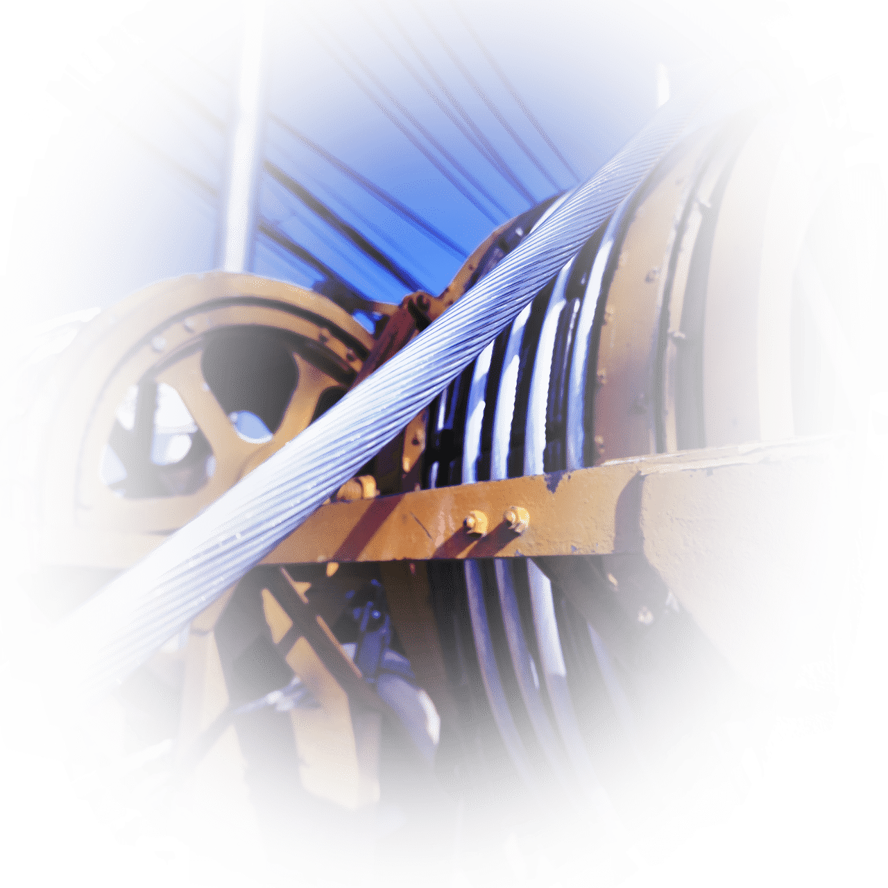 Korkeajännitekaapelia.